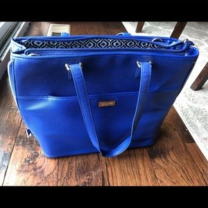 EUC, Grace Adele Royal Blue Purse, So Many Pockets